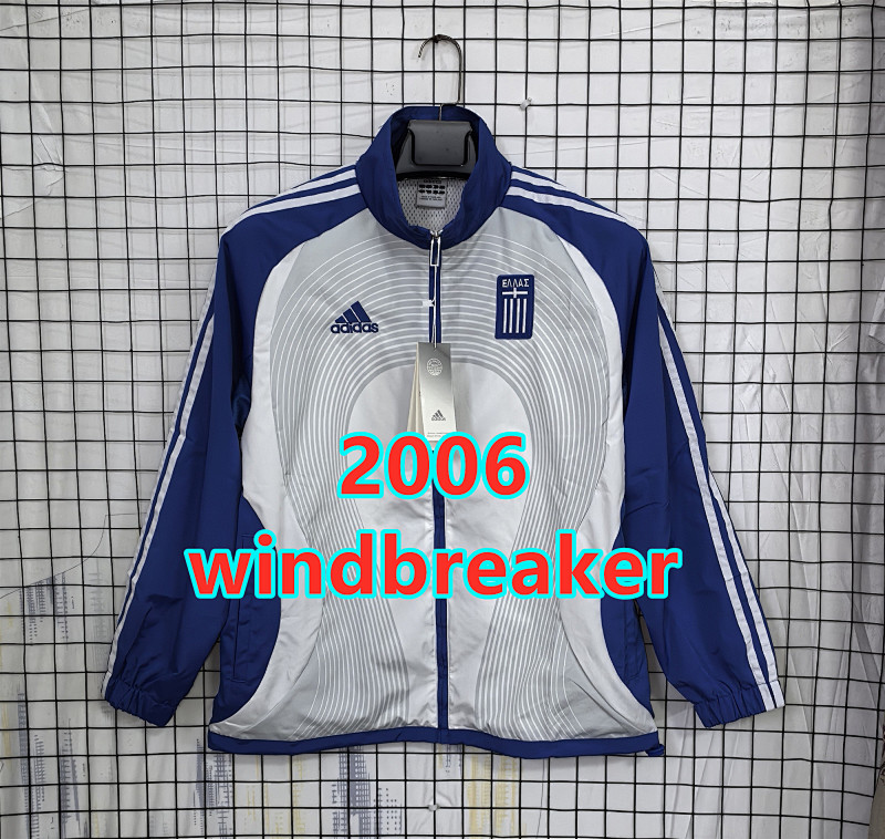 Greece Retro Windbreaker S-2XL
