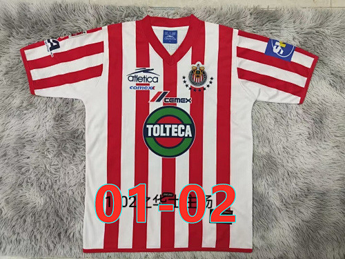 01-02 Chivas Home Retro Jersey S-2XL