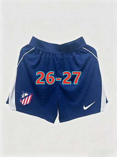 26-27 Atletico Madrid Home Player Version Shorts S-2XL