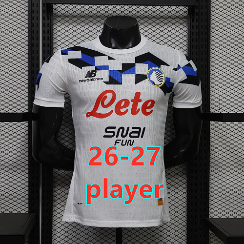 26-27 Atalanta Away Player Version Jersey S-2XL