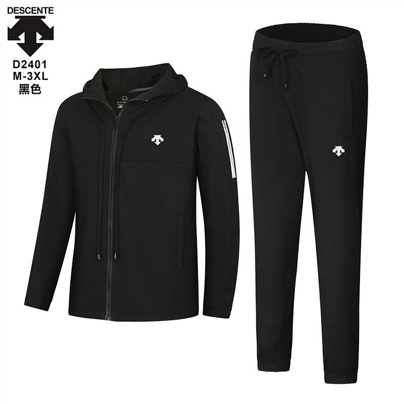 25-26 Descente Long Zipper Hoodie Jacket M-3XL
