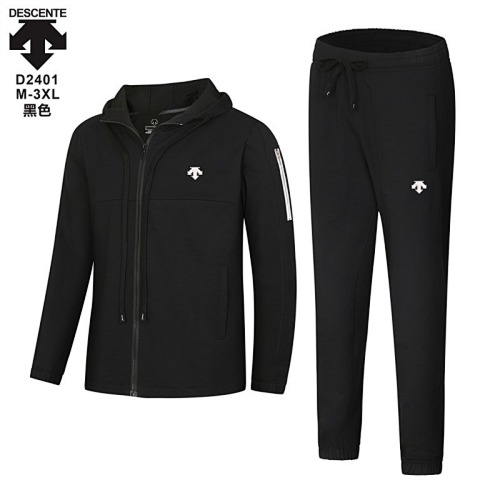 25-26 Descente Long Zipper Hoodie Jacket M-3XL