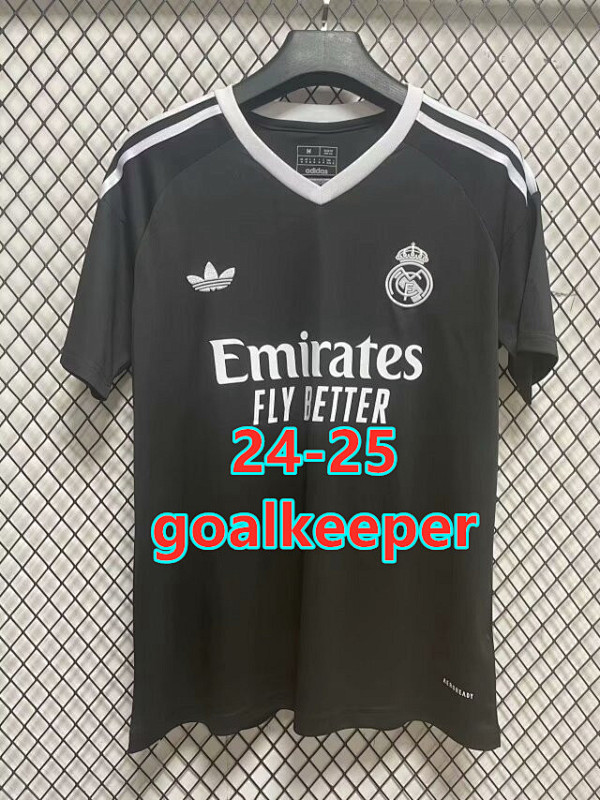 24-25 Real Madrid Goalkeeper Fans Version Jersey S-2XL