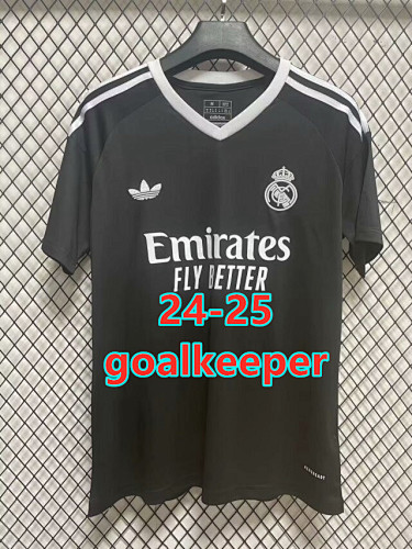 24-25 Real Madrid Goalkeeper Fans Version Jersey S-2XL