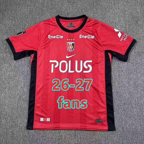 26-27 Red Diamonds Home Fans Version Jersey S-4XL