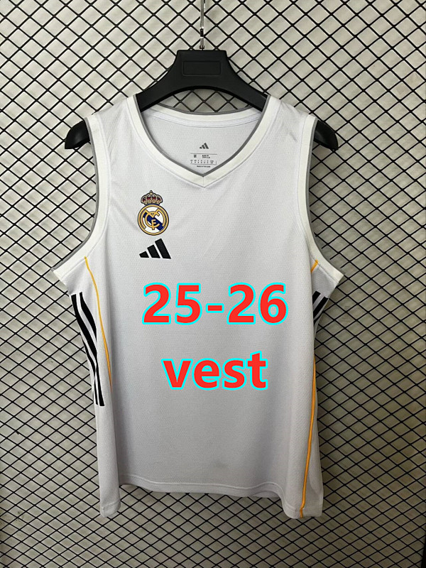 25-26 Real Madrid Special Fans Version Vest Jersey S-2XL