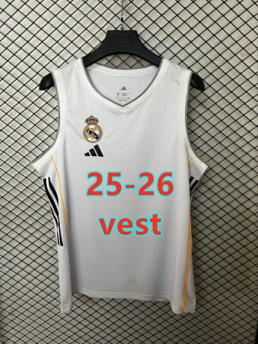 25-26 Real Madrid Special Fans Version Vest Jersey S-2XL