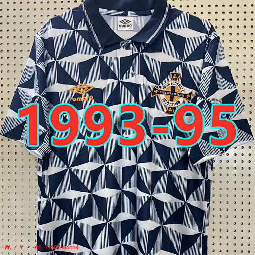 North Ireland Retro TopThai Quality Away Jersey ID S-2XL