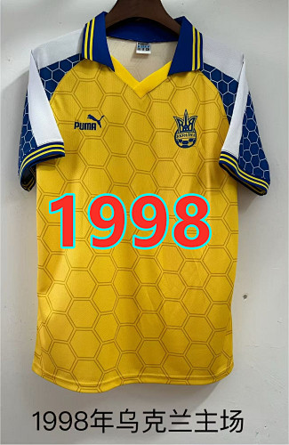 Ukraine Home Retro Jersey S-2XL