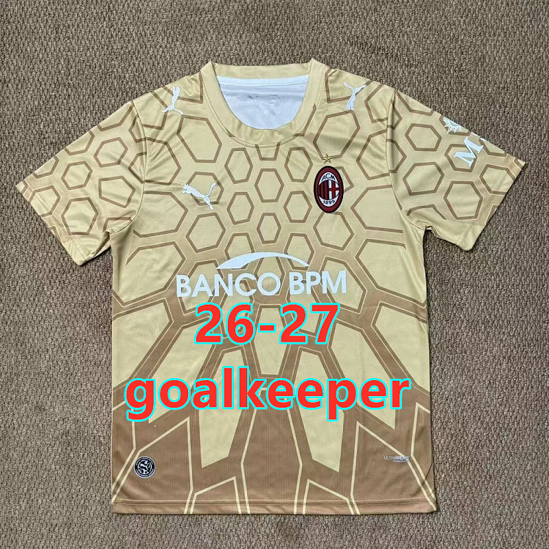 26-27 AC Milan Goalkeeper Fans Version Jersey S-4XL AC