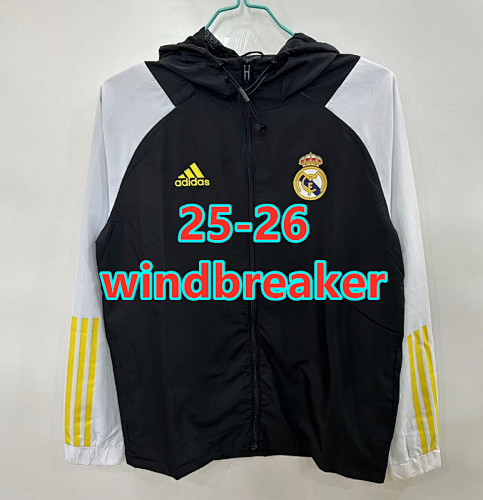 25-26 Real Madrid Windbreaker S-2XL