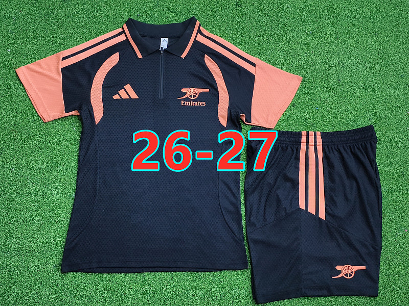 26-27 Arsenal Player Short Sleeve Tracksuit Kit S-3XL