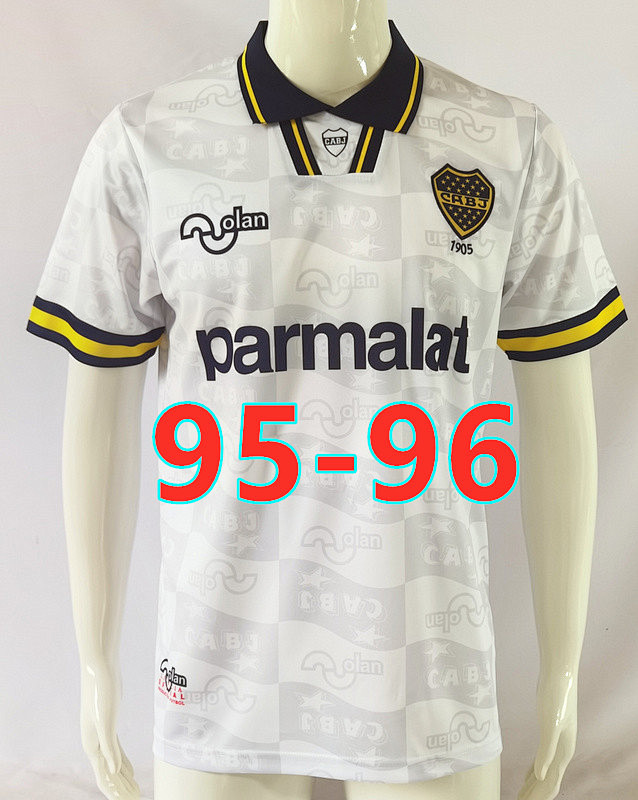 95-96 Boca Juniors Away Retro Jersey S-2XL