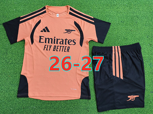 26-27 Arsenal Training Player Short Sleeve Kit S-3XL