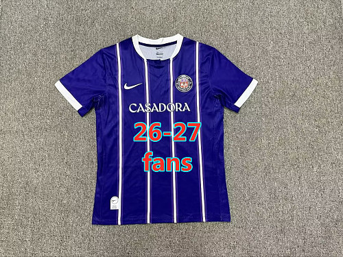 26-27 Toulouse Home Fans Version Jersey S-4XL