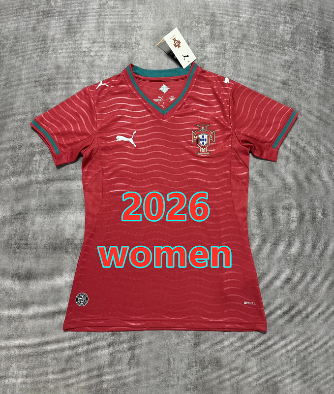 Portugal Home Woman 16 Teams Jersey S-2XL 16
