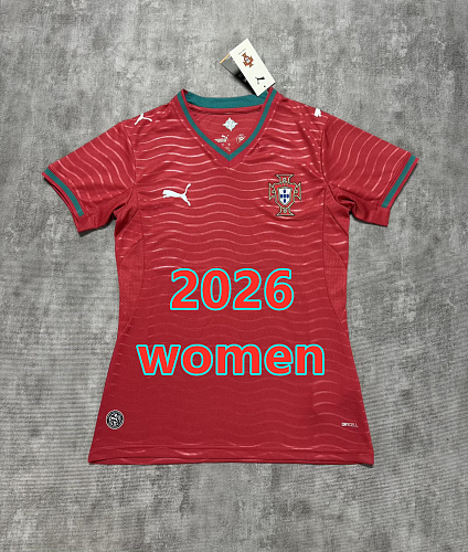 Portugal Home Woman 16 Teams Jersey S-2XL 16