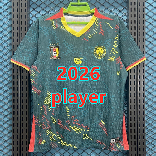 Cameroon Home Player Version Jersey S-2XL