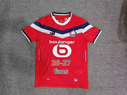 26-27 Lille Home Fans Version Jersey S-4XL