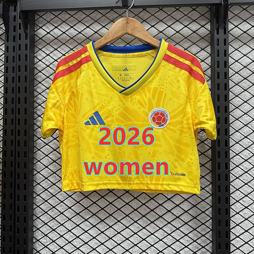 Colombia Home Women Short 16 Team Jersey S-2XL 16