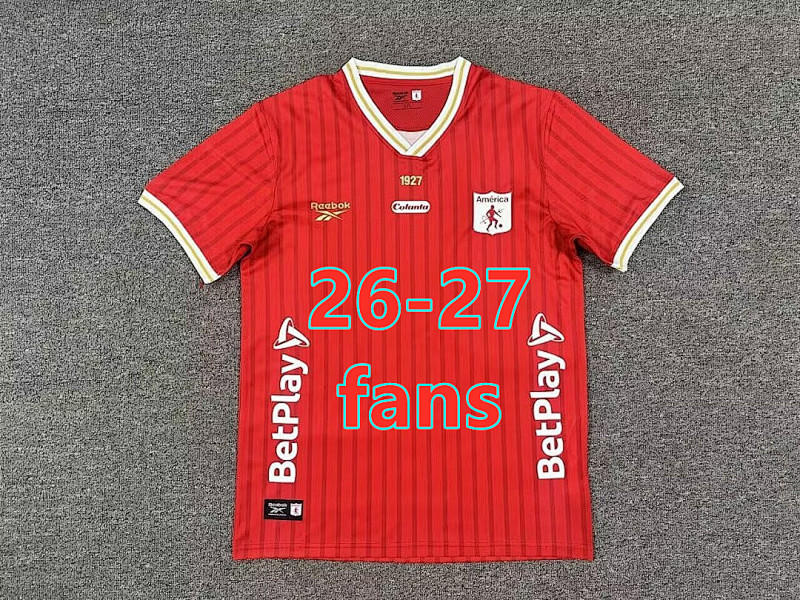 26-27 America De Cali Home Fans Version Jersey S-4XL