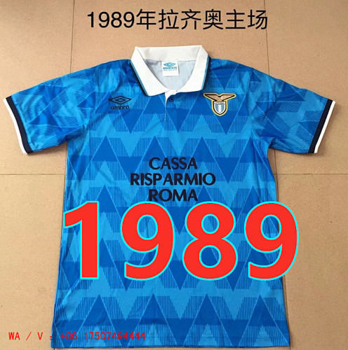Lazio1989 Home Retro Jerseys S-Xxl
