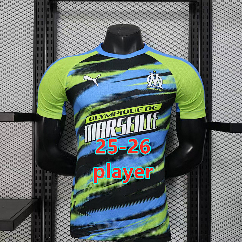 25-26 Marseille Training Player Version Jersey S-2XL