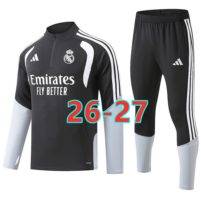 26-27 Real Madrid Long Sleeve Tracksuit S-3XL
