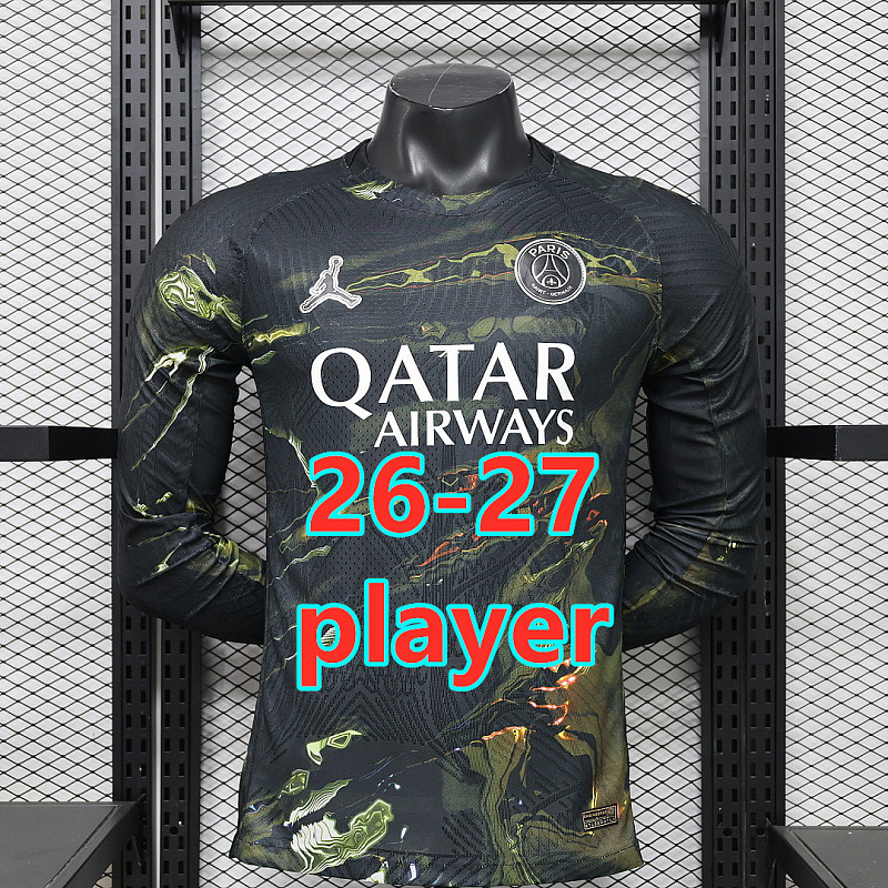 Balenciaga 26-27 Paris Psg Special Player Long Jersey S-3XL