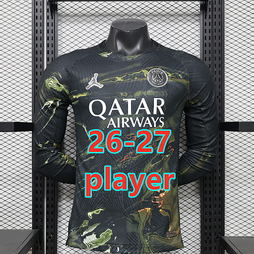 Balenciaga 26-27 Paris Psg Special Player Long Jersey S-3XL