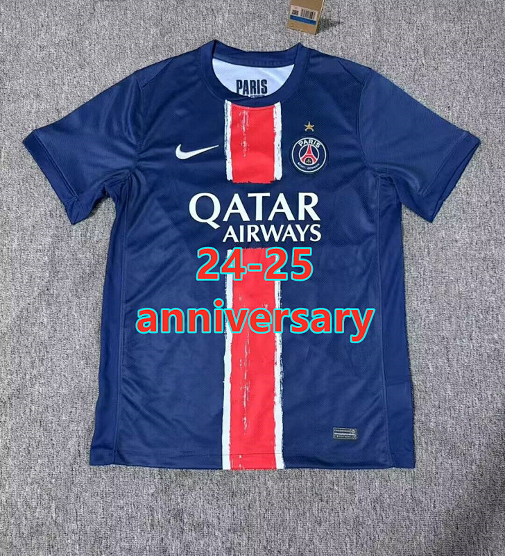 Balenciaga 24-25 Paris Psg Anniversary Fans Version Jersey S-4XL