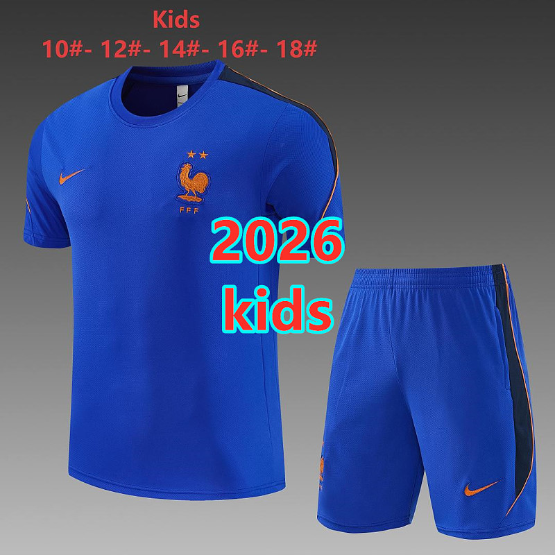 France Kids Short Sleeve Tracksuit 10 -18