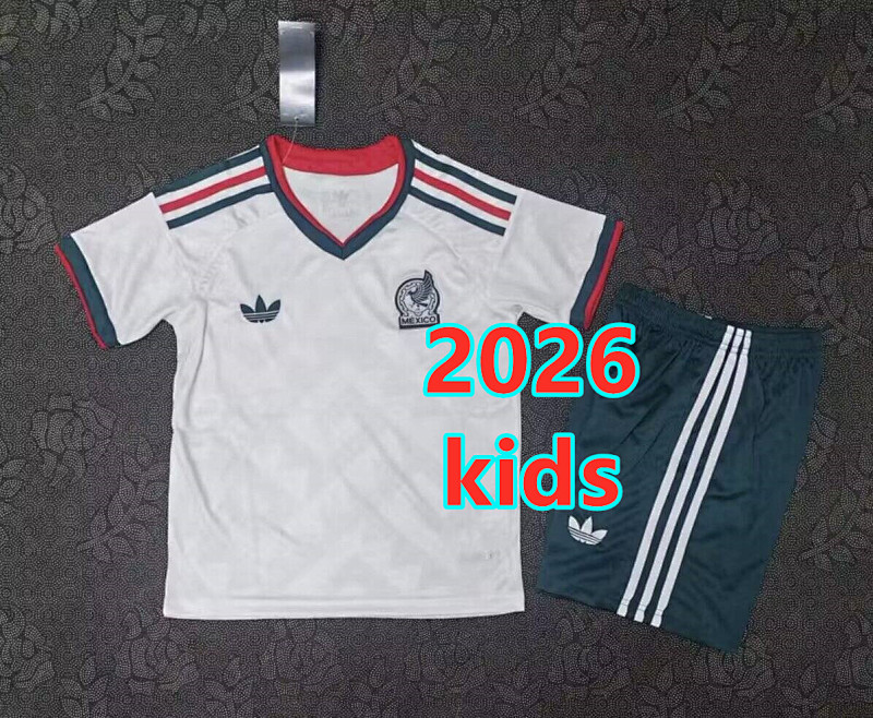 Mexico Away Kids Jersey+shorts Kit 16 -28