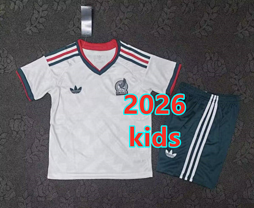Mexico Away Kids Jersey+shorts Kit 16 -28