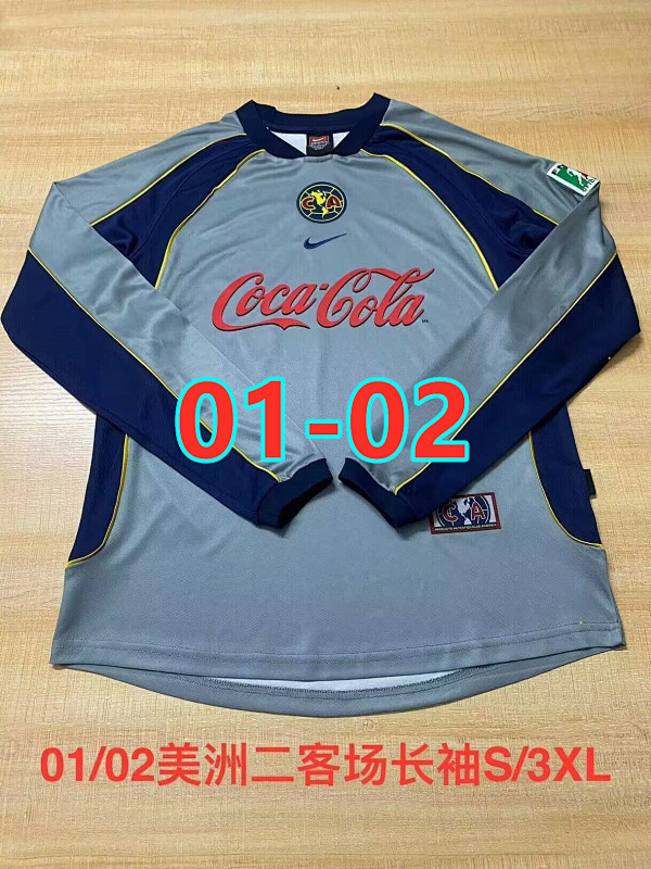 01-02 America Third Retro Fans Long Sleeve Jersey S-3XL