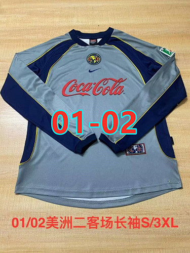01-02 America Third Retro Fans Long Sleeve Jersey S-3XL