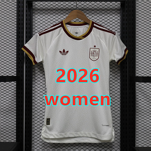 Spain Away Women Player 2 Teams Jersey S-2XL 2