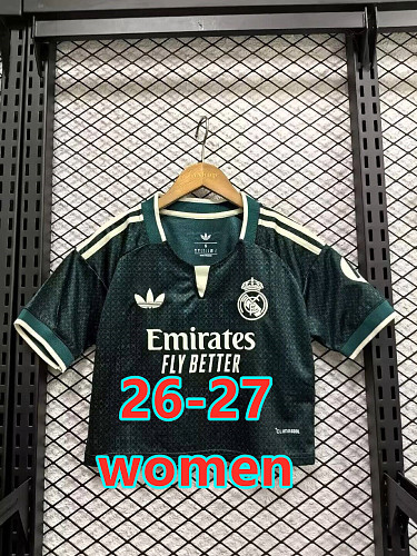 26-27 Real Madrid Away Women Short Jersey S-2XL