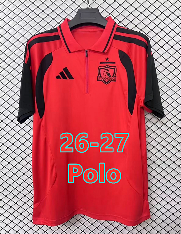 26-27 Colo-Colo Polo Fans Version Jersey S-4XL Polo