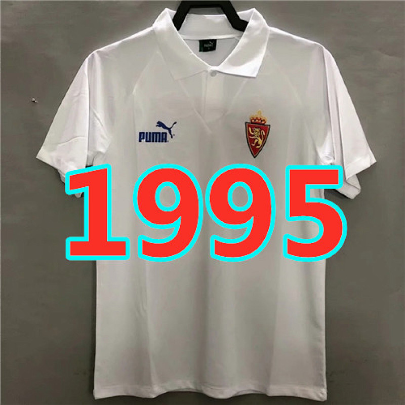 Zaragoza Retro TopThai Quality Home Jersey S-2XL