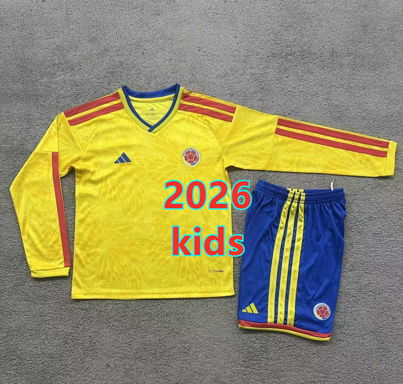 Colombia Home Kids Long Jersey+shorts 16 -28