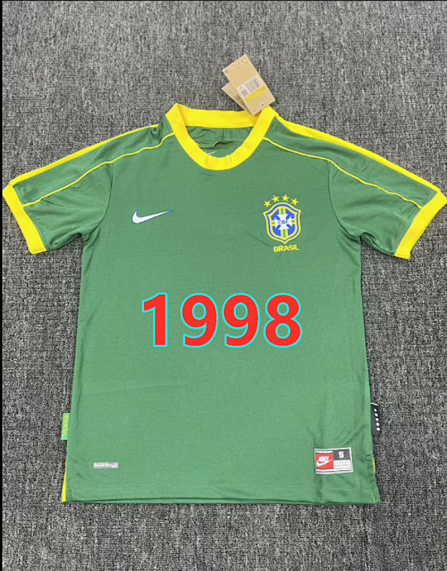 Brazil Retro Fans Version Jersey S-2XL