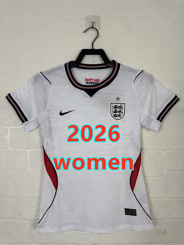 England Home Player 16 Teams Women Jersey S-2XL 16