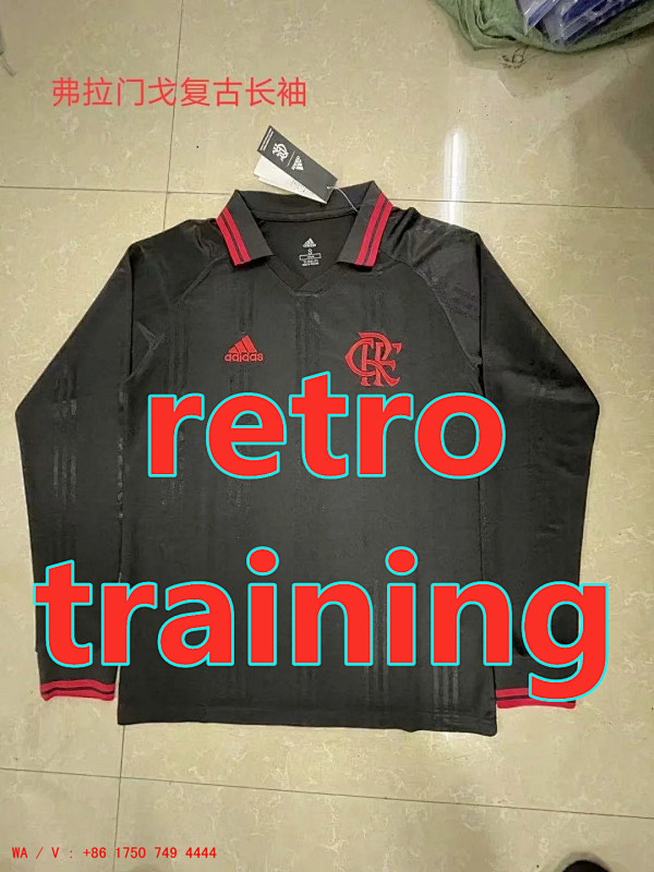 19-20 Flamengo Retro Long Sleeve Training Jersey S-2XL
