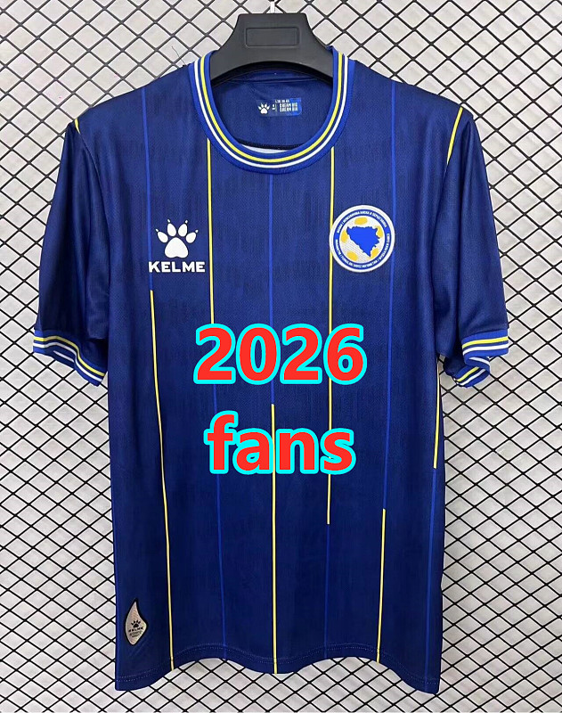 Bosnia And Herzegovina Home Fans 32 Teams Jersey S-4XL 32