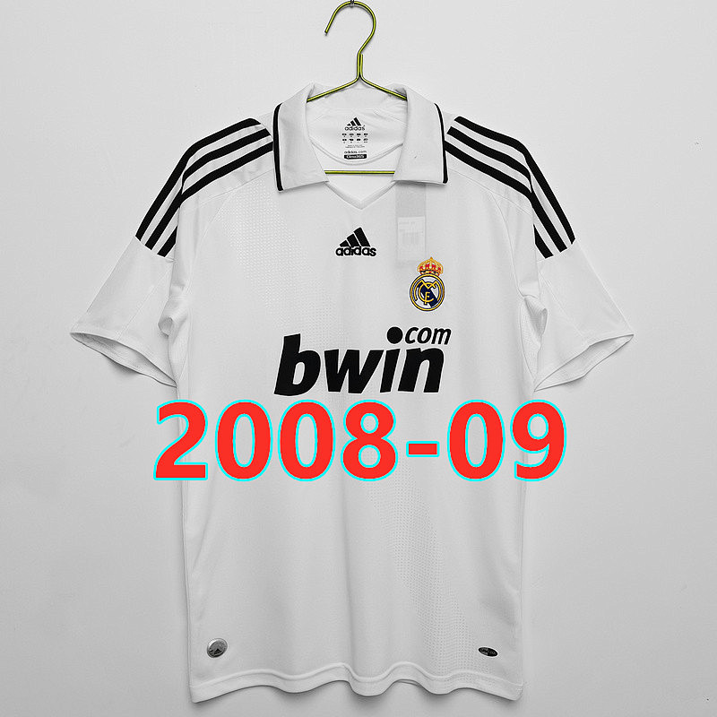Real Madrid Home Fans Version Retro Jersey S-2XL