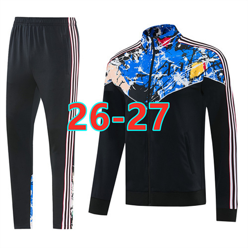 26-27 Manchester United Long Zipper Jacket S-2XL