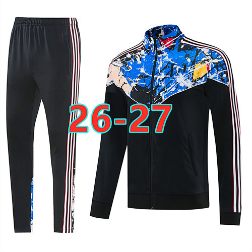 26-27 Manchester United Long Zipper Jacket S-2XL