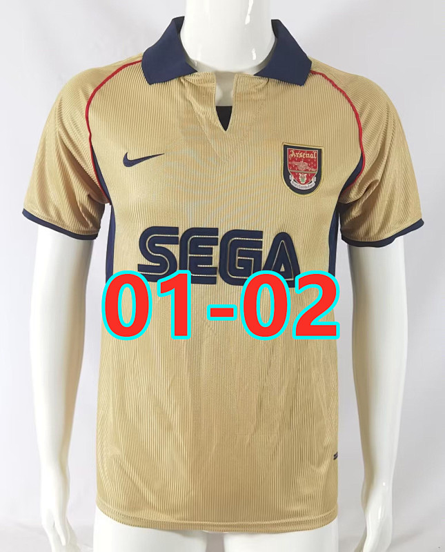 01-02 Arsenal Away Retro Jersey S-2XL
