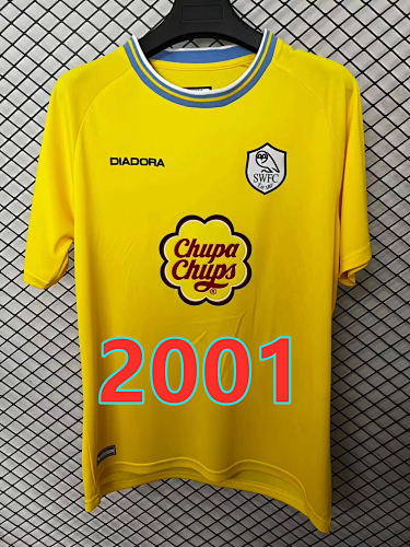 Sheffield Wednesday Away Retro Fans Version Jersey S-4XL